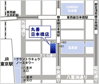 丸善　日本橋店　地図